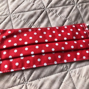 - - - - SALE / KÉSZLETKISÖPRÉS - - - I LOVE DOTS. Kétrétegű arcmaszk., Ruha & Divat, Maszk, Arcmaszk, Női, Varrás, MESKA