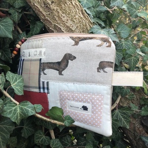 DASCHUND. Tacsis patchwork neszi.  - táska & tok - neszesszer - Meska.hu