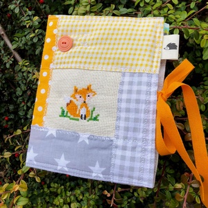 THE LITTLE FOX. Tűkönyv. , Otthon & Lakás, Lakástextil, Varrókellék, Patchwork, foltvarrás, Újrahasznosított alapanyagból készült termékek, Meska