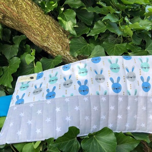 GLITTER BUNNIES. Nyuszis ceruzahenger. - Meska.hu
