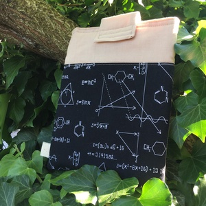 SCIENCE.  Könyv/tablet védő tok/könyvszütyő/védőtok/könyvtasak/könyvölelő (akár e-booknak, tabletnek is :) - otthon & életmód - papír, írószer - könyv- és füzetborító - Meska.hu