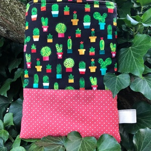 CACTUS. Könyvölelő/ tablet-tartó / könyvszütyő. - otthon & életmód - papír, írószer - könyv- és füzetborító - Meska.hu