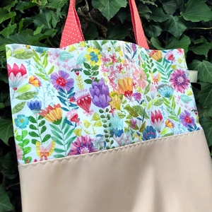 THE MEADOW IN JUNE. Shopper ., Táska & Tok, Bevásárlás & Shopper táska, Shopper, textiltáska, szatyor, Varrás, Meska