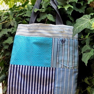  FUSION 89. Zero waste világítótornyos shopper. - táska & tok - bevásárlás & shopper táska - shopper, textiltáska, szatyor - Meska.hu