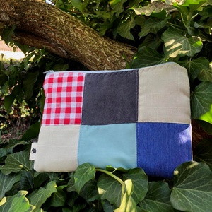 JUST PURE. Patchwork neszi.  - táska & tok - neszesszer - Meska.hu