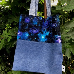 FUSION 90. Galaxis-os shopper - táska & tok - bevásárlás & shopper táska - shopper, textiltáska, szatyor - Meska.hu