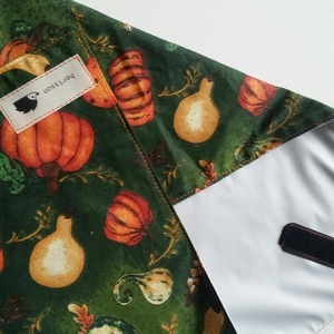 PUMPKIN FIELD 2. Környezetbarát tépőzáras szendvics-csomagoló. - táska & tok - uzsonna- & ebéd tartó - szendvics csomagoló - Meska.hu