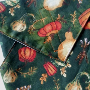 PUMPKIN FIELD 2. Környezetbarát tépőzáras szendvics-csomagoló. - táska & tok - uzsonna- & ebéd tartó - szendvics csomagoló - Meska.hu