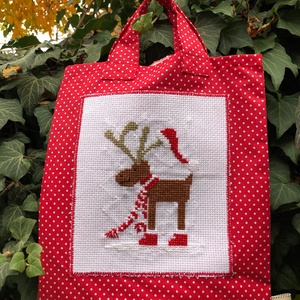 RUDOLF. Mini-shopper. - karácsony - mikulás - mikulás zsák, zokni, csizma - Meska.hu
