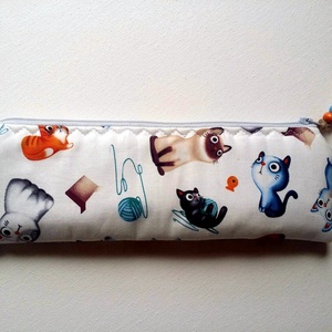  I LOVE CATS. Tolltartó. - otthon & életmód - papír, írószer - tolltartó & ceruzatekercs - Meska.hu