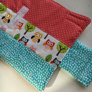 HAPPY OWLS. Baglyos ceruzatekercs. - otthon & életmód - papír, írószer - tolltartó & ceruzatekercs - Meska.hu