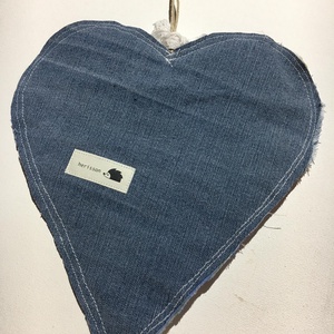 VINTAGE HEART in HEART. Szív alakú függődísz - otthon & életmód - dekoráció - ajtó- és ablak dekoráció - ajtódísz & kopogtató - Meska.hu