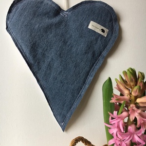 SHABBY CHIC HEART. Szív alakú függődísz - otthon & életmód - dekoráció - ajtó- és ablak dekoráció - ajtódísz & kopogtató - Meska.hu