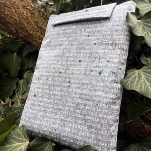 THE TEXT. Tablet vagy e-book/könyv védőtok, Táska & Tok, Ebook & Tablet tok, Varrás, Meska
