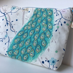 PEACOCK. LAPTOP védőtok vagy oversize neszi :) - táska & tok - laptoptáska, laptop hátizsák - Meska.hu