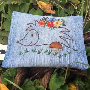 FLOWERY HEDGIE. Sünis illatzsák levendulatöltettel. - otthon & életmód - gyertya, illat, aroma - illatzsák - Meska.hu