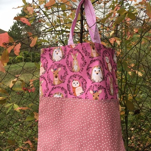 p i n k       w i l d l i f e. shopper. - táska & tok - bevásárlás & shopper táska - shopper, textiltáska, szatyor - Meska.hu
