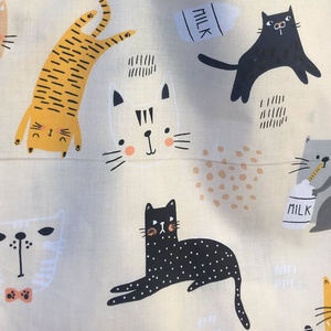 CATS in BEIGE. Környezetbarát tépőzáras szendvics-csomagoló. - Meska.hu