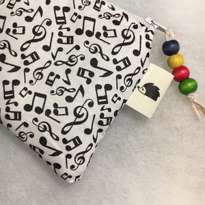 MUSIC. Shopper-tolltartó-levendulapárna / 3 darabos szett zenerajongóknak. - otthon & életmód - papír, írószer - tolltartó & ceruzatekercs - Meska.hu