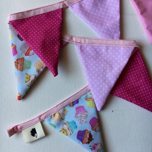 CUPCAKES. Mini-bunting. - otthon & életmód - dekoráció - fali és függő dekoráció - girland, zászlófűzér - Meska.hu
