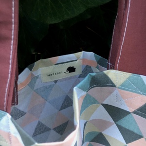 t r i a n g l e s.  Shopper. (Róki cicám nem eladó :))) - táska & tok - bevásárlás & shopper táska - shopper, textiltáska, szatyor - Meska.hu