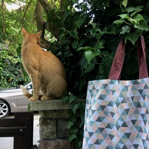 t r i a n g l e s.  Shopper. (Róki cicám nem eladó :))), Táska & Tok, Bevásárlás & Shopper táska, Shopper, textiltáska, szatyor, Varrás, MESKA