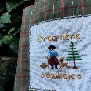 ÖREG NÉNE ŐZIKÉJE. ----> Mini-shopper ovisoknak és az apró kincseiknek  - táska & tok - bevásárlás & shopper táska - shopper, textiltáska, szatyor - Meska.hu