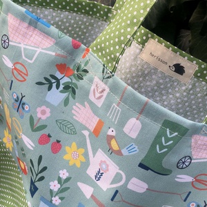 GARDENING.  Shopper kertészeknek. - táska & tok - bevásárlás & shopper táska - shopper, textiltáska, szatyor - Meska.hu