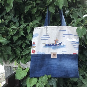 SEASIDE. Shopper. No 2 - táska & tok - bevásárlás & shopper táska - shopper, textiltáska, szatyor - Meska.hu
