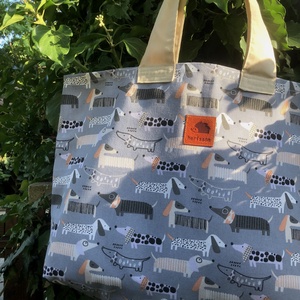 I LOVE DOGS. Shopper kutyus imádóknak. - táska & tok - bevásárlás & shopper táska - shopper, textiltáska, szatyor - Meska.hu