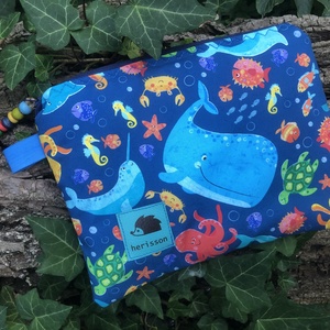 The blue whale. Neszi.  - táska & tok - neszesszer - Meska.hu
