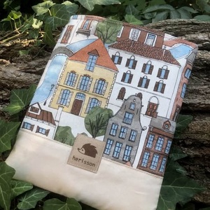 DOWNTOWN. Könyv védőtok., Könyv & Zene, Könyvtok, Varrás, MESKA