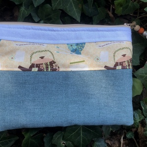 t e r r a. Kétoldalas patchwork  sminkcucc-tartó - táska & tok - neszesszer - Meska.hu