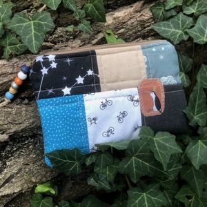  MIXED UP IN HAZEL/BLUE. Patchwork (két különböző oldalú! ) sminkcucc-tartó - Meska.hu