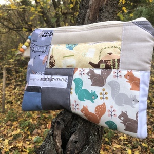 Peter Rabbit. Patchwork kétoldalas sminkcucc-tartó/pipere - táska & tok - neszesszer - Meska.hu