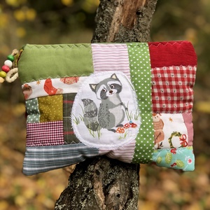 XMAS RACOON. Patchwork neszi. No. 4. - Meska.hu