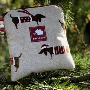 X m a s. d a t s c h u n d. E-olvasó védőtok tacsi imádóknak. - táska & tok - ebook & tablet tok - Meska.hu