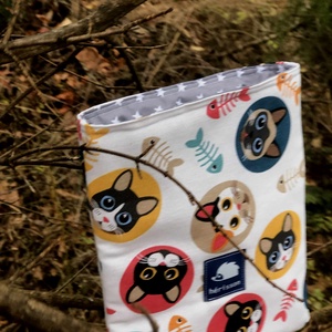 c a t s .  Vidám könyvtok cicafejekkel - táska & tok - ebook & tablet tok - Meska.hu