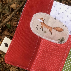 FOR MUGS. Rókás patchwork bögrealátét. - otthon & életmód - konyhafelszerelés, tálalás - tálalás - tányér- és poháralátét - Meska.hu