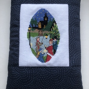 silent night -Éjkék könyvtasak karácsonyi hangulatban - könyv & zene - könyvtok - Meska.hu