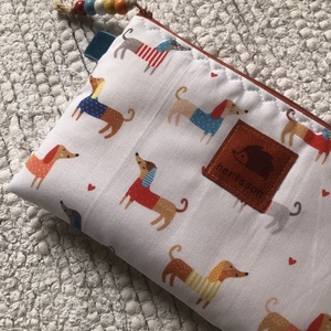  I LOVE DATSCHUNDS. Tacsis neszi, Otthon & Életmód, Papír, írószer, Tolltartó & Ceruzatekercs, Varrás, MESKA