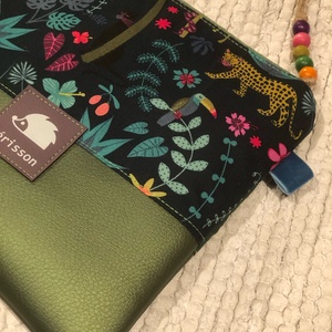 Zanzibár. Esőerdős pipere/neszi, Táska & Tok, Neszesszer, Varrás, MESKA