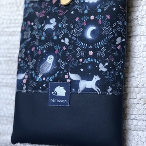 n i g h t f a l l. No. 3. Könyvszütyő/könyvtasak/védőtok könyveknek, e-booknak, tabletnek  - Meska.hu