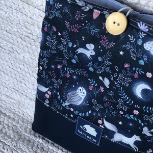 n i g h t f a l l. No. 3. Könyvszütyő/könyvtasak/védőtok könyveknek, e-booknak, tabletnek  - táska & tok - ebook & tablet tok - Meska.hu