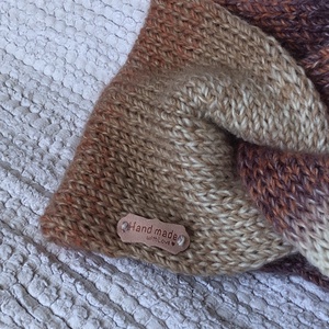 T r o n d h e i m. Kézzel kötött puha, meleg fülvédő - ruha & divat - sál, sapka, kendő - fejpánt - Meska.hu