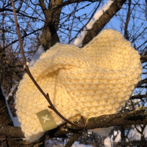 H U N Y O R. Kézzel kötött puha, meleg fülvédő, Ruha & Divat, Sál, Sapka, Kendő, Fejpánt, Kötés, MESKA