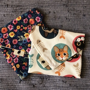 c a t s . 2 db újraszalvéta - táska & tok - uzsonna- & ebéd tartó - szendvics csomagoló - Meska.hu