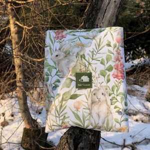 b u n n i e s. Könyvszütyő/könyvtasak/védőtok könyveknek, e-booknak, tabletnek  - Meska.hu