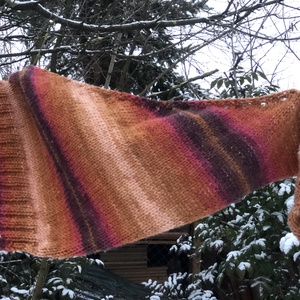 T r o n d h e i m. Kézzel kötött puha, meleg baktus , Ruha & Divat, Sál, Sapka, Kendő, Fejpánt, Kötés, MESKA