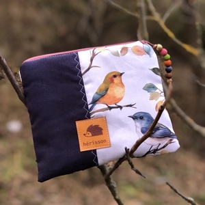 Madárkák.  Sminkcucc-tartó/pipere, Táska & Tok, Neszesszer, Varrás, MESKA